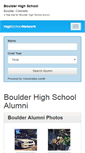 Mobile Screenshot of boulderhighschool.org