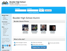 Tablet Screenshot of boulderhighschool.org